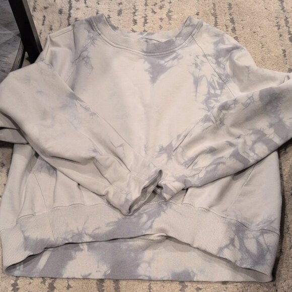 Lululemon Its A Wash Long Sleeve *Shibori Shibori Dove Grey Cement Grey - Picture 5 of 9